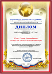 диплом 2 место